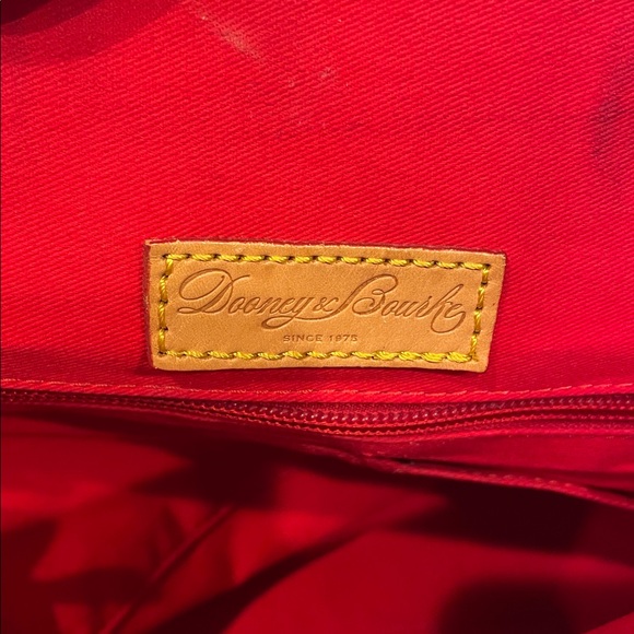 Dooney & Bourke Blue Floral Hydrangea Print Tote Satchel Purse Bag - Picture 14 of 16